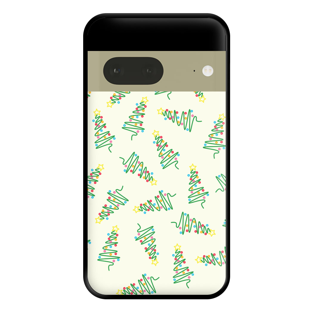 Wiry Tree Pattern Phone Case for Google Pixel 7a