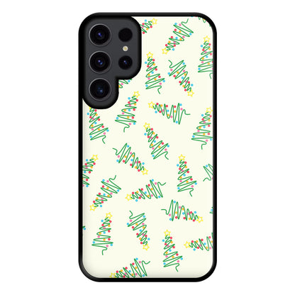 Wiry Tree Pattern Phone Case for Galaxy S23 Ultra