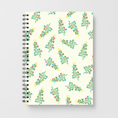 Wiry Tree Pattern Notebook