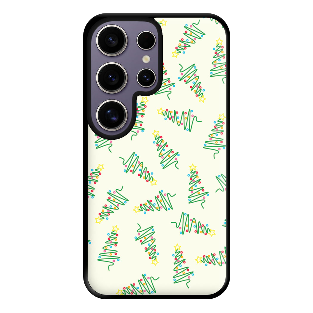 Wiry Tree Pattern Phone Case for Galaxy S25 Ultra