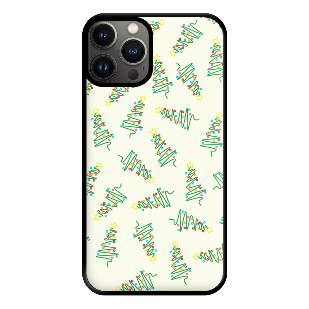 Wiry Tree Pattern Phone Case for iPhone 13 Pro Max