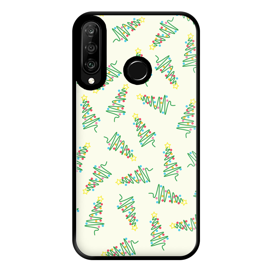 Wiry Tree Pattern Phone Case for Huawei P30 Lite