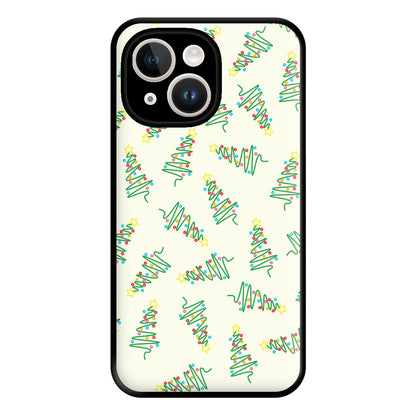 Wiry Tree Pattern Phone Case for iPhone 14 Plus