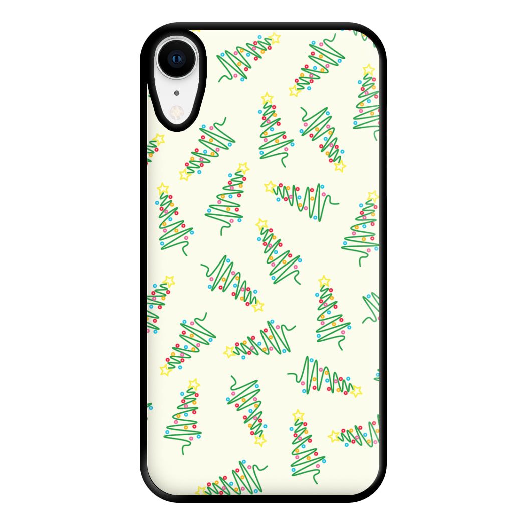 Wiry Tree Pattern Phone Case for iPhone XR