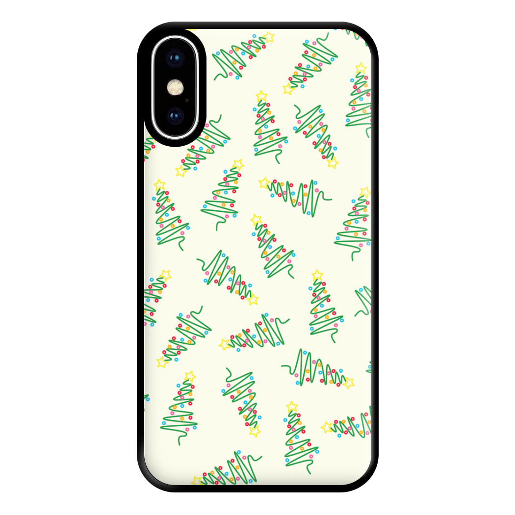 Wiry Tree Pattern Phone Case for iPhone XS Max