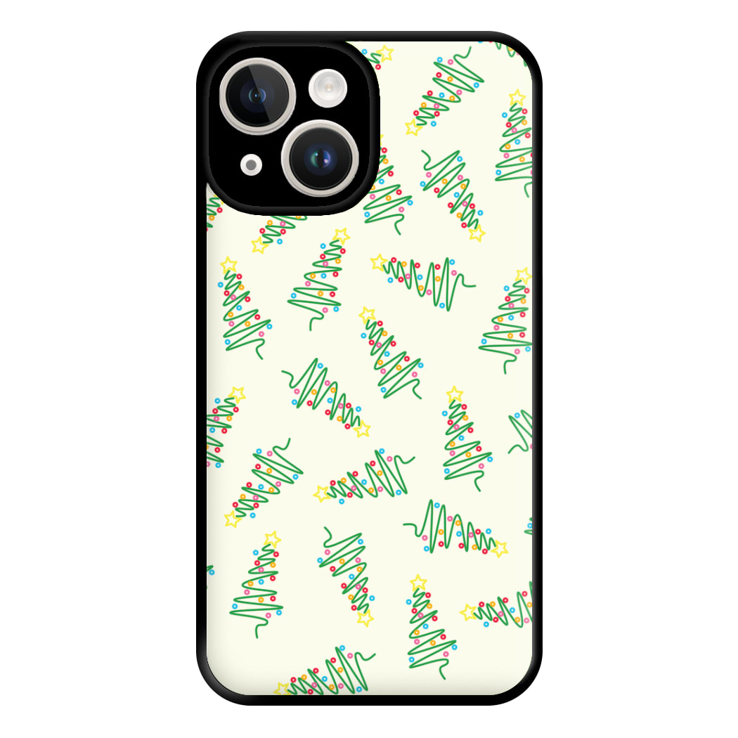 Wiry Tree Pattern Phone Case for iPhone 14