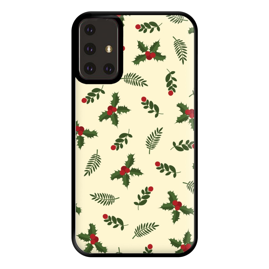 Holly Green Pattern Phone Case for Galaxy A71