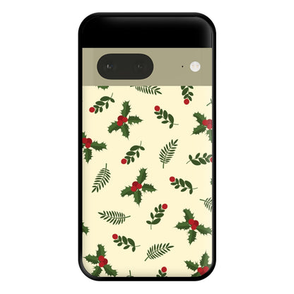 Holly Green Pattern Phone Case for Google Pixel 7a