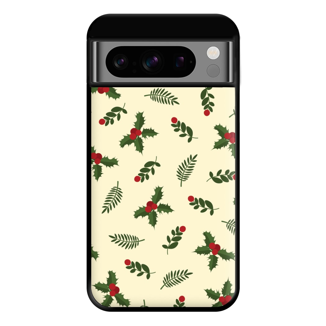 Holly Green Pattern Phone Case for Google Pixel 8 Pro