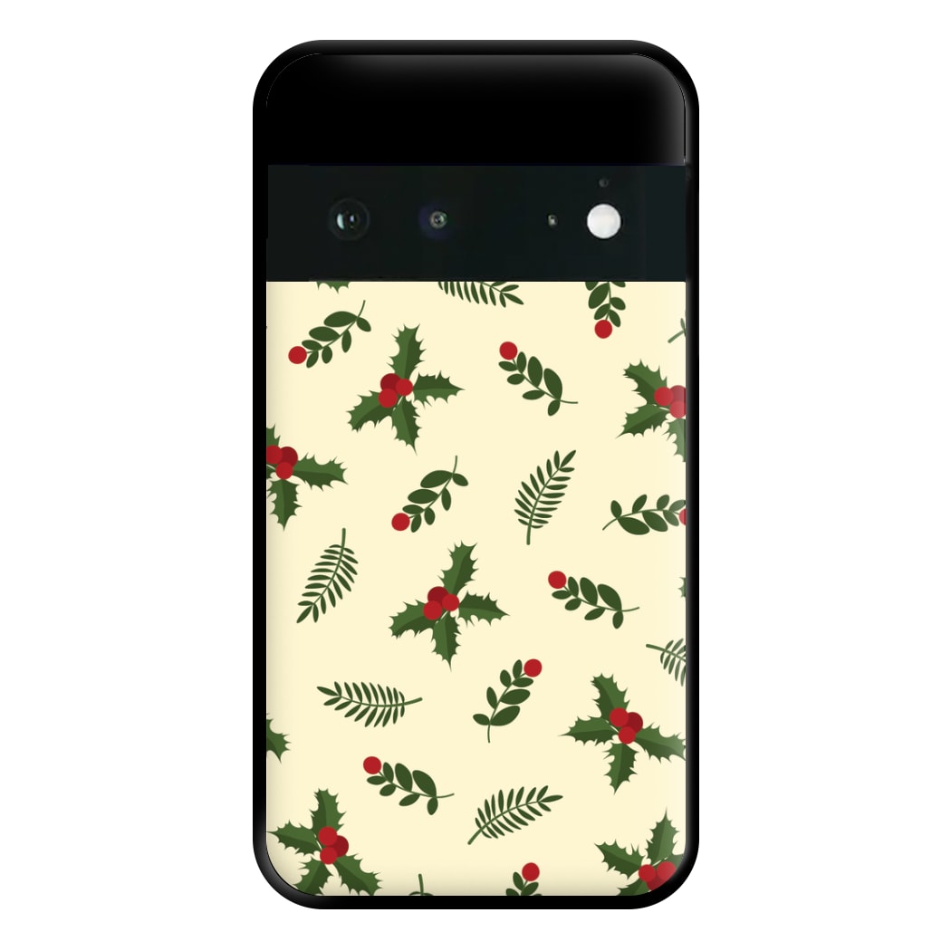 Holly Green Pattern Phone Case for Google Pixel 6a