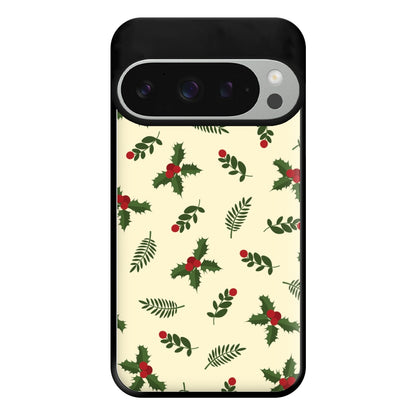 Holly Green Pattern Phone Case for Google Pixel 9 Pro XL