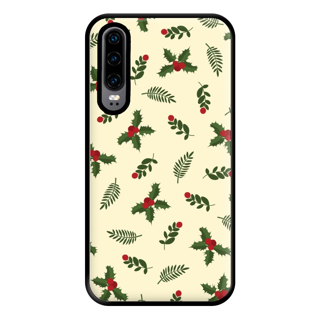 Holly Green Pattern Phone Case for Huawei P30