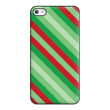 Wrapping Paper Green Pattern Phone Case for iPhone 5 / 5s / SE 2016