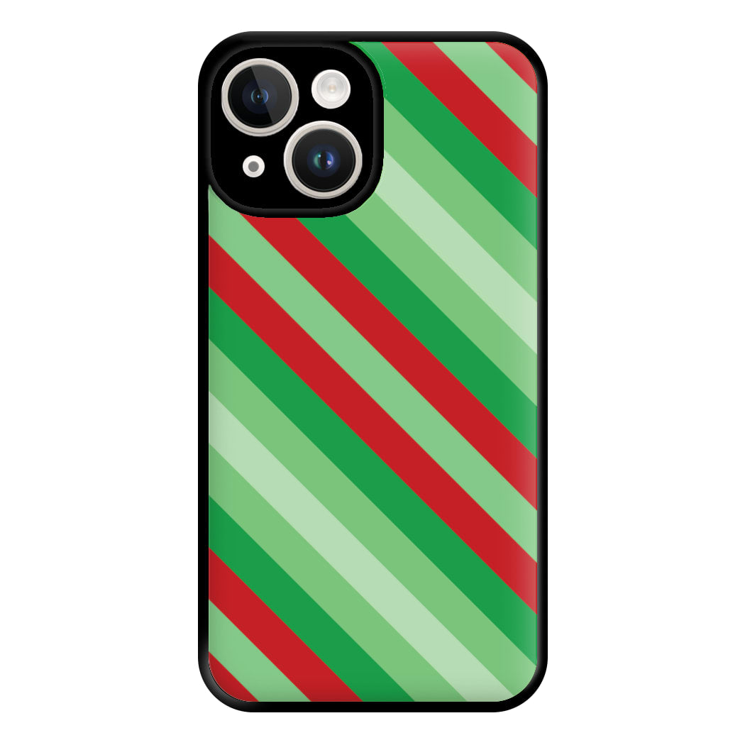 Wrapping Paper Green Pattern Phone Case for iPhone 14