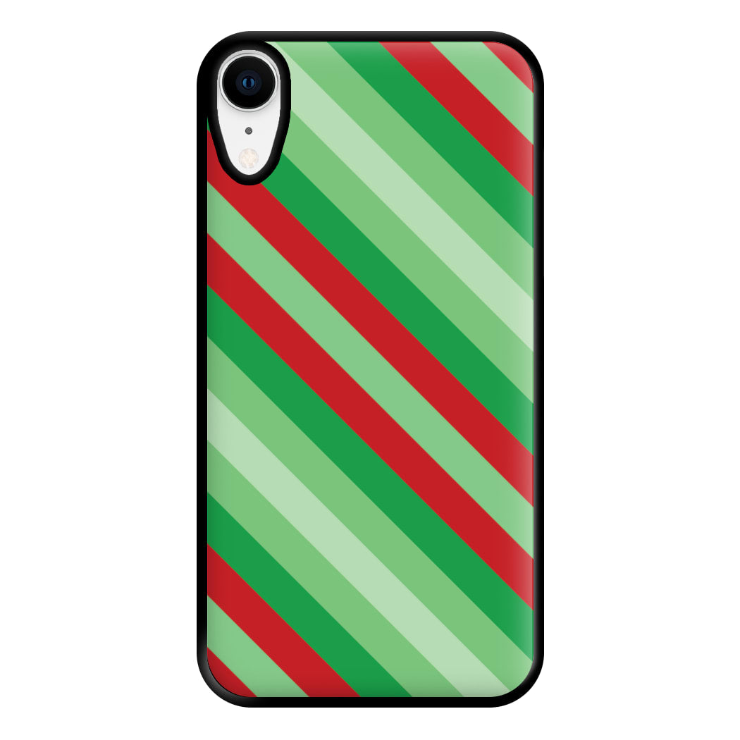 Wrapping Paper Green Pattern Phone Case for iPhone XR