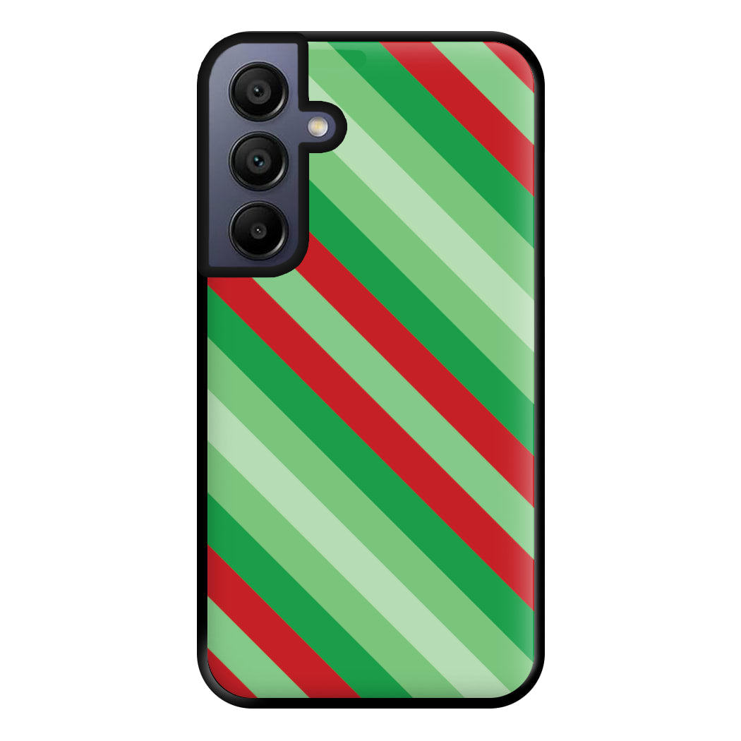 Wrapping Paper Green Pattern Phone Case for Galaxy A15