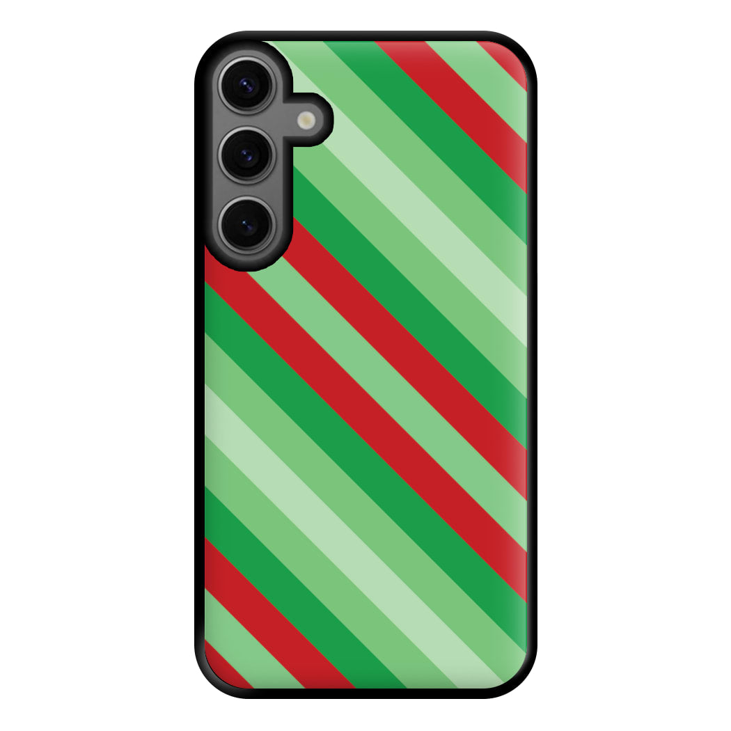 Wrapping Paper Green Pattern Phone Case for Galaxy S23FE