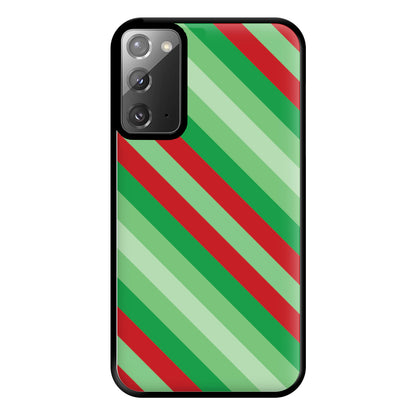 Wrapping Paper Green Pattern Phone Case for Galaxy Note 20 Ultra