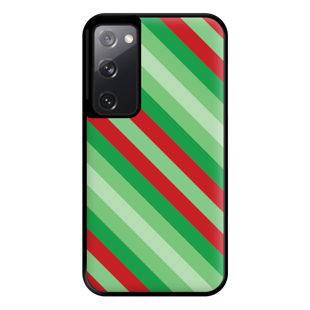 Wrapping Paper Green Pattern Phone Case for Galaxy S20FE