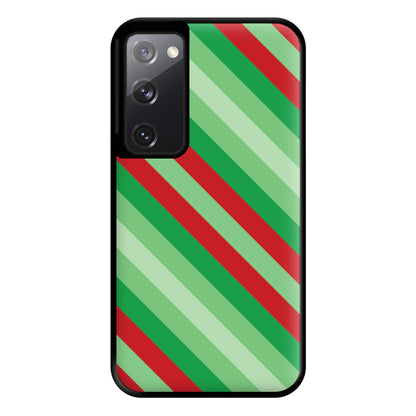 Wrapping Paper Green Pattern Phone Case for Galaxy S20FE