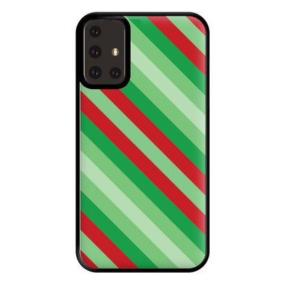 Wrapping Paper Green Pattern Phone Case for Galaxy A71