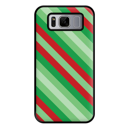 Wrapping Paper Green Pattern Phone Case for Galaxy S8 Plus