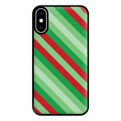 Wrapping Paper Green Pattern Phone Case for iPhone XS Max