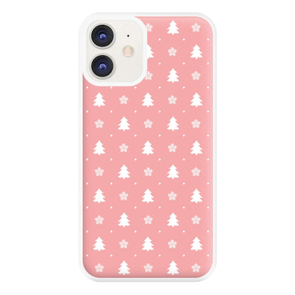 Pink Tree Pattern Phone Case for iPhone 11