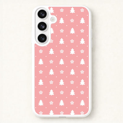 Pink Tree Pattern Phone Case for Galaxy S26 Plus