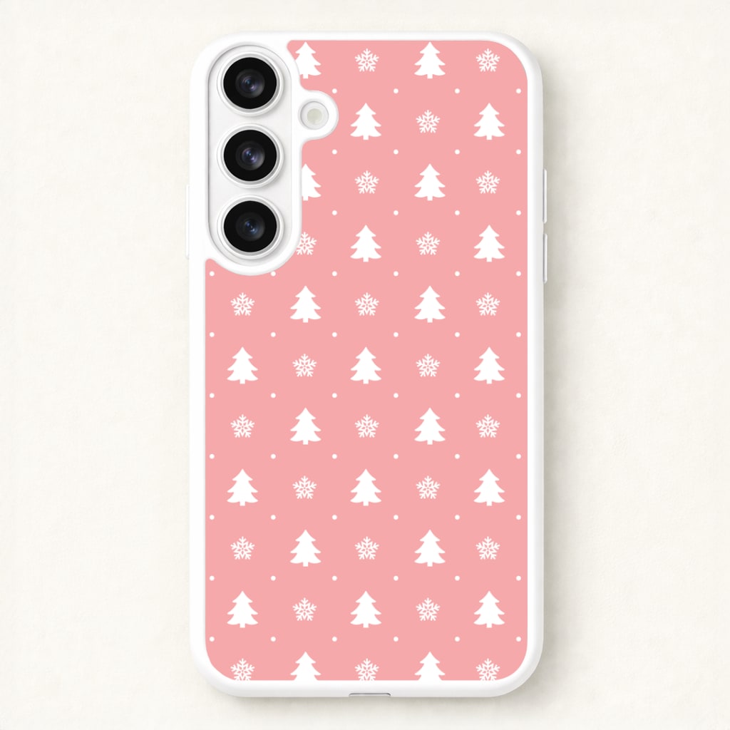 Pink Tree Pattern Phone Case for Galaxy S26