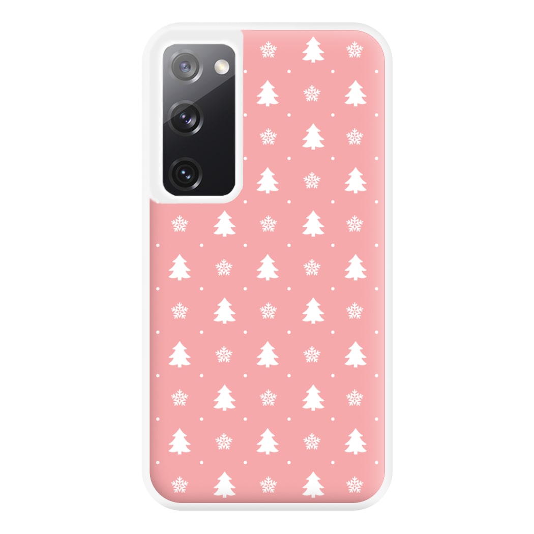 Pink Tree Pattern Phone Case for Galaxy S20FE