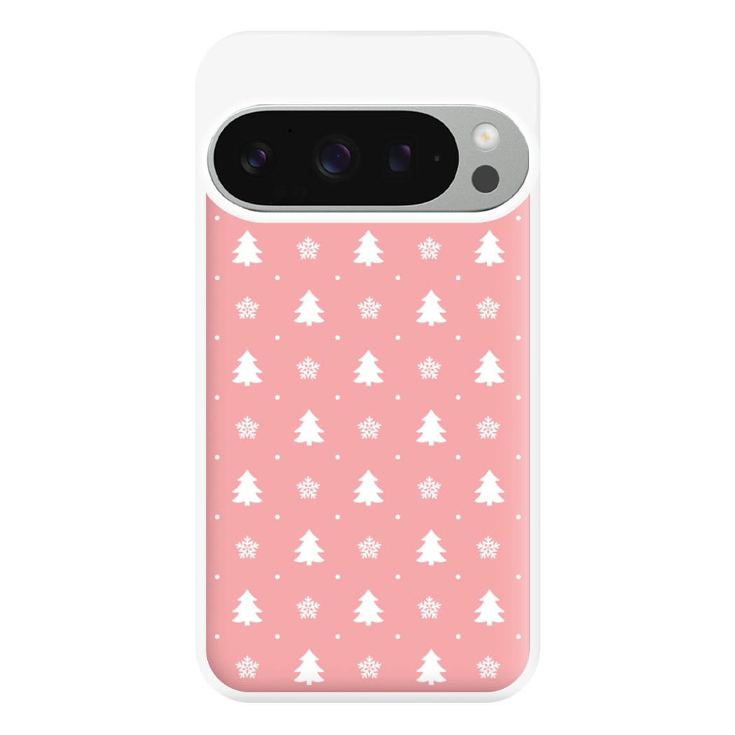 Pink Tree Pattern Phone Case for Google Pixel 9 Pro XL