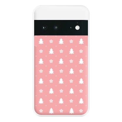 Pink Tree Pattern Phone Case for Google Pixel 6a