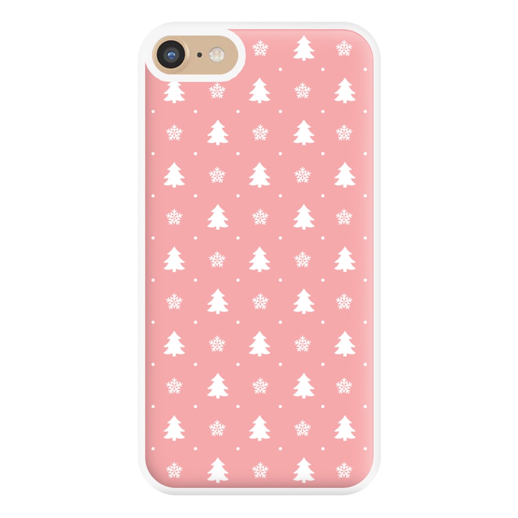 Pink Tree Pattern Phone Case for iPhone 6 / 7 / 8 / SE