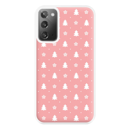 Pink Tree Pattern Phone Case for Galaxy Note 20 Ultra