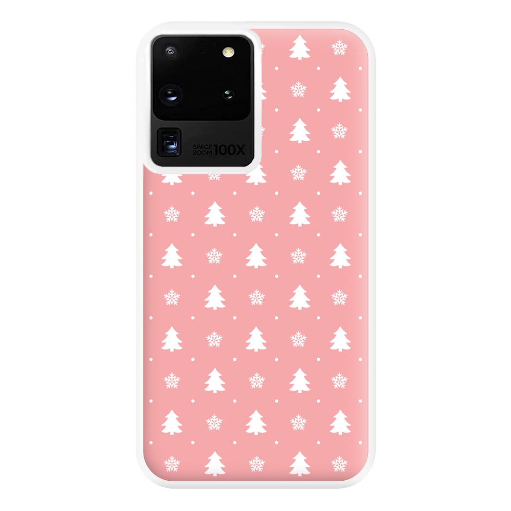 Pink Tree Pattern Phone Case for Galaxy S20 Ultra