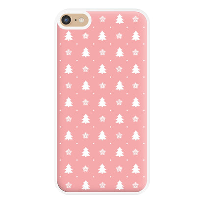 Pink Tree Pattern Phone Case for iPhone 6 Plus / 7 Plus / 8 Plus