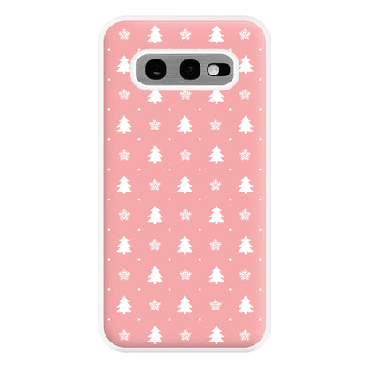 Pink Tree Pattern Phone Case for Galaxy S10e