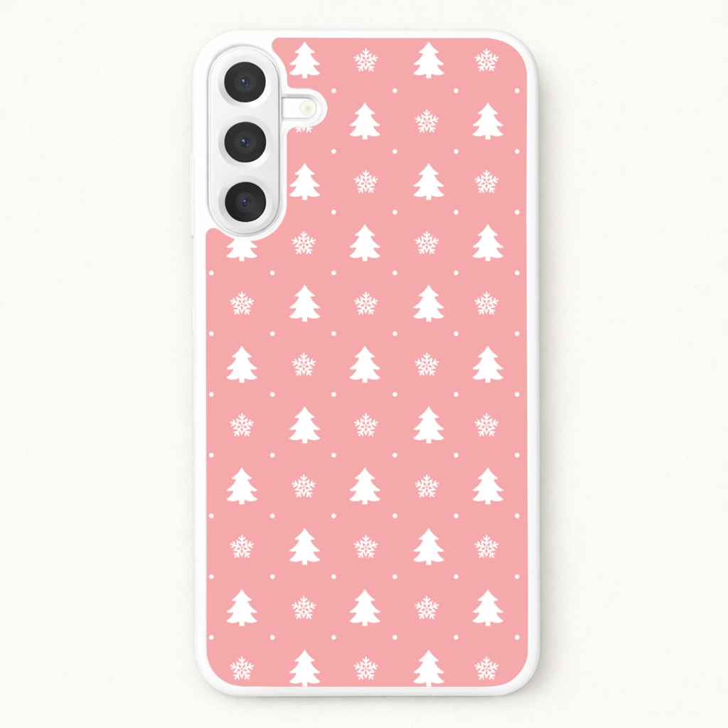 Pink Tree Pattern Phone Case for Galaxy A37