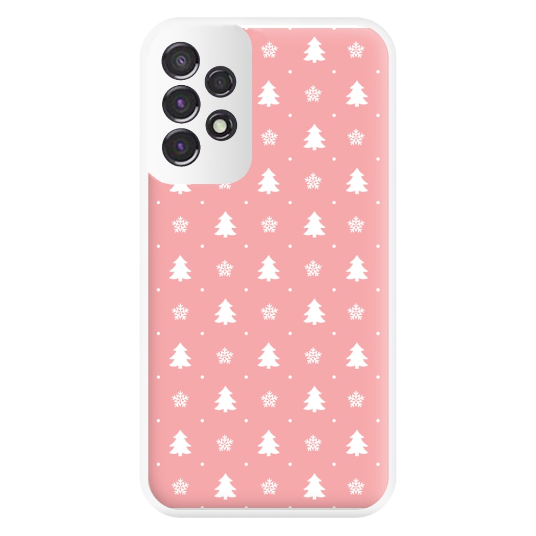 Pink Tree Pattern Phone Case for Galaxy A53