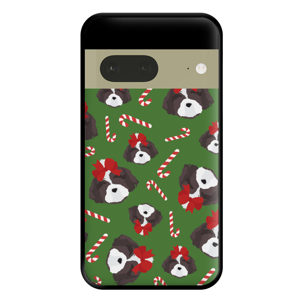 Dog Christmas Pattern Phone Case for Google Pixel 7a