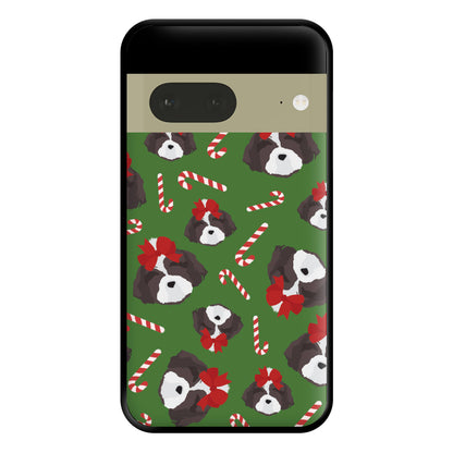 Dog Christmas Pattern Phone Case for Google Pixel 7a