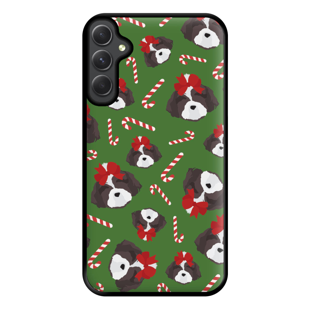 Dog Christmas Pattern Phone Case for Galaxy A54