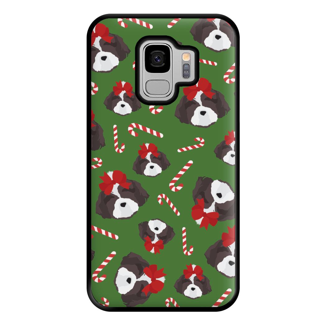 Dog Christmas Pattern Phone Case for Galaxy S9 Plus