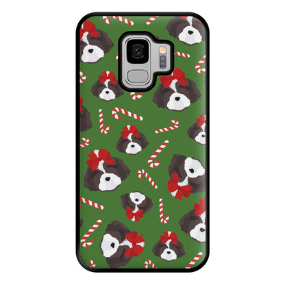 Dog Christmas Pattern Phone Case for Galaxy S9 Plus