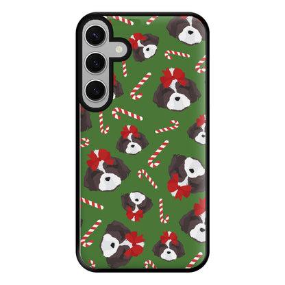 Dog Christmas Pattern Phone Case for Galaxy S24FE