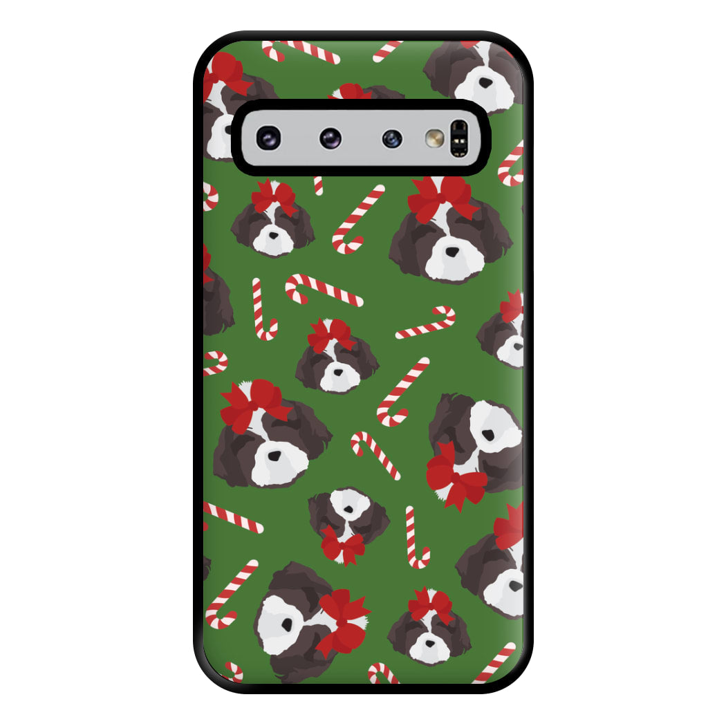 Dog Christmas Pattern Phone Case for Galaxy S10 Plus