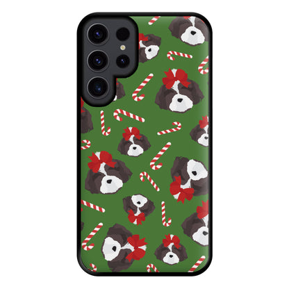 Dog Christmas Pattern Phone Case for Galaxy S23 Ultra