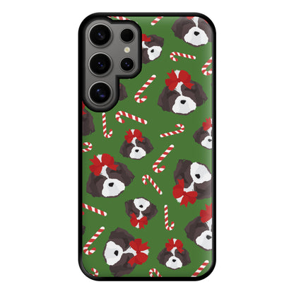 Dog Christmas Pattern Phone Case for Galaxy S24 Ultra