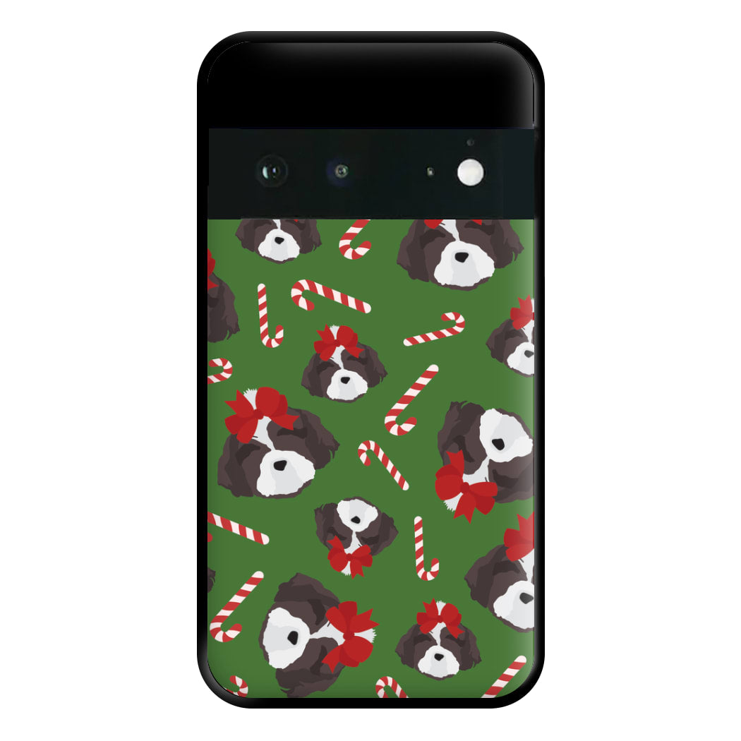 Dog Christmas Pattern Phone Case for Google Pixel 6a